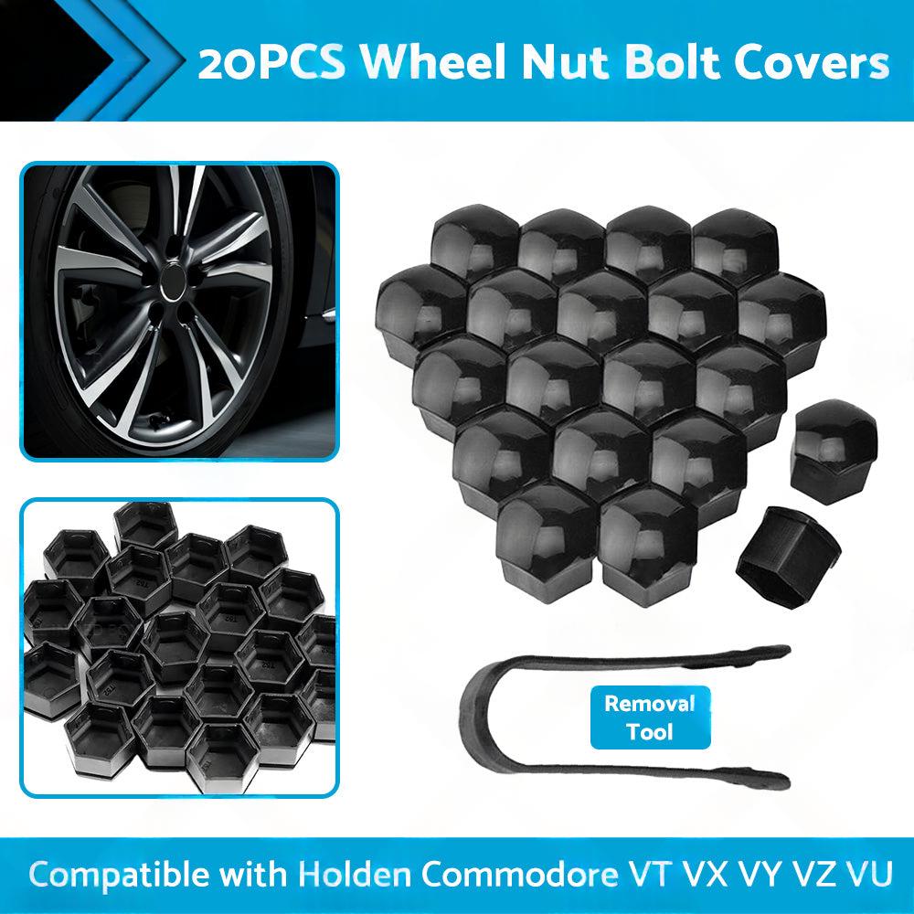 20PCS 19mm Wheel Nut Lug Bolt Covers Caps Suitable for Holden Commodore VB to VZ.