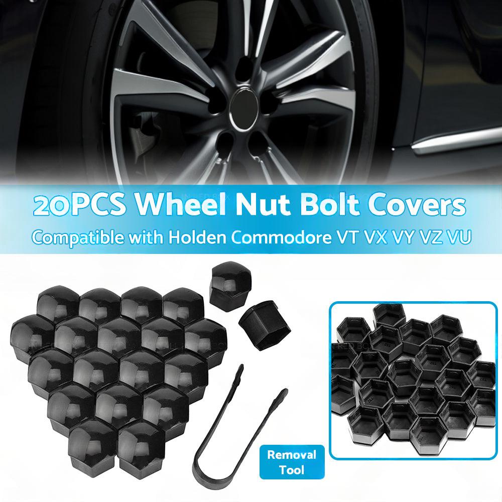 20PCS 19mm Wheel Nut Lug Bolt Covers Caps Suitable for Holden Commodore VB to VZ.