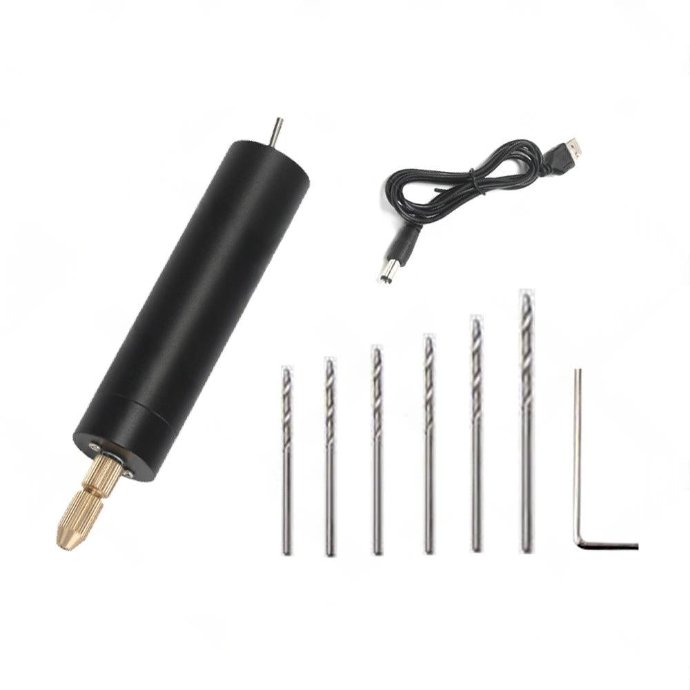 Mini Electric Hand Drill USB Hole Punch DIY Small Jewelry Portable Grinding Tool.