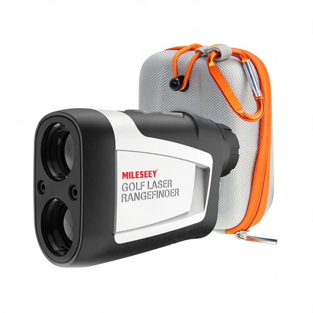 Mileseey 600M Golf Laser Range Finder with Slope On Off Flagpole Lock Vibration.