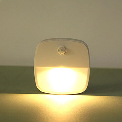 3 PCS Cordless Battery-Powered LED Night Light Motion Sensor Light-Warm White.
