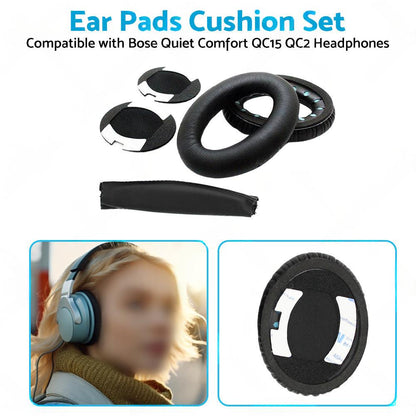 Ear Pads Headband Suitable for QuietComfort 2 QC2 QC15 QC25 Bose Earphones.