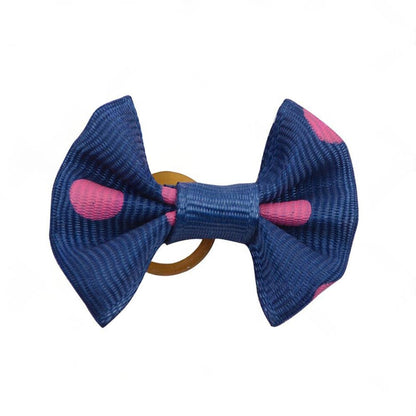 Up To 100PCS Pet Small Dog Hair Bows Rubber Bands Puppy Cat Grooming Accessory.