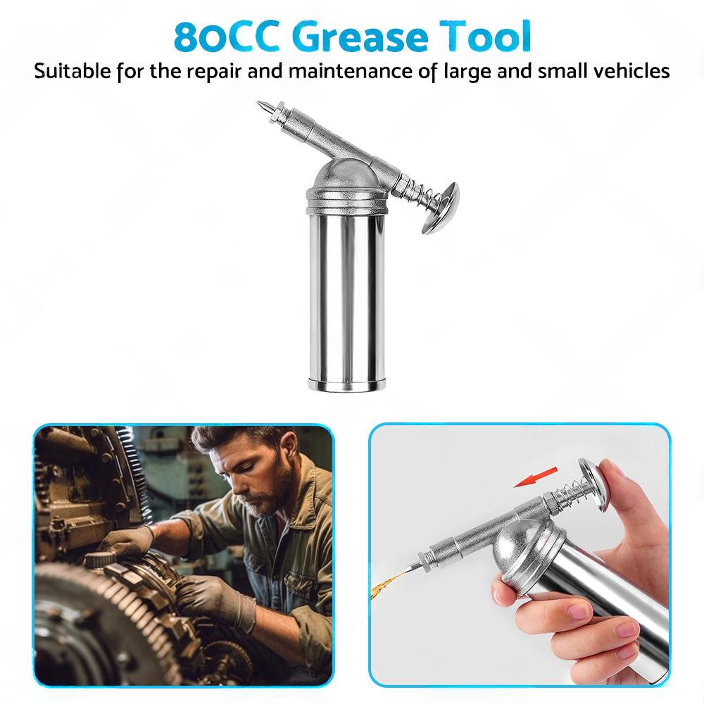 Metal Grease Gun For Chainsaw Chain Bar Sprocket Nose  and  Brushcutter Head Bearing.