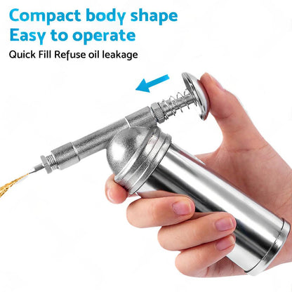 Metal Grease Gun For Chainsaw Chain Bar Sprocket Nose  and  Brushcutter Head Bearing.
