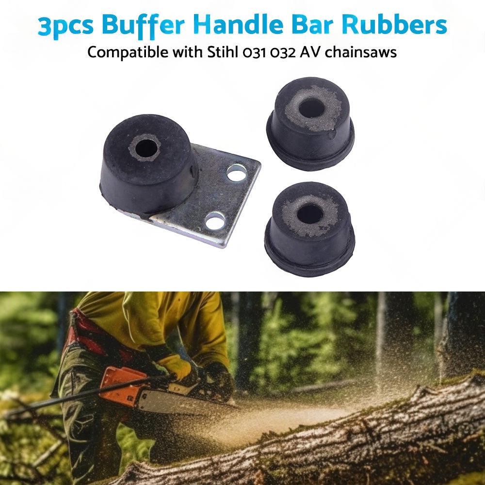 3PCS Buffer Handle Bar Rubber Suitable for Stihl 031 032 AV Chainsaw.