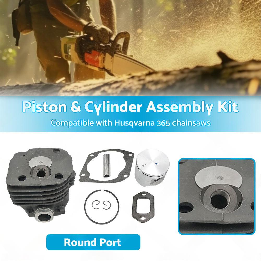 Suitable for Husqvarna 365 Chainsaw 48mm Piston  and  Cylinder Assembly Kit.