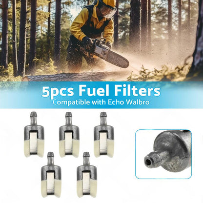 5PCS Fuel Filter Suitable for Homelite Echo Husqvarna Stihl Pouland Chainsaw.