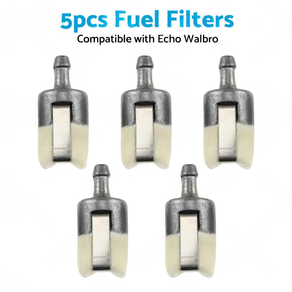 5PCS Fuel Filter Suitable for Homelite Echo Husqvarna Stihl Pouland Chainsaw.