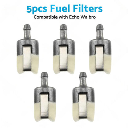 5PCS Fuel Filter Suitable for Homelite Echo Husqvarna Stihl Pouland Chainsaw.