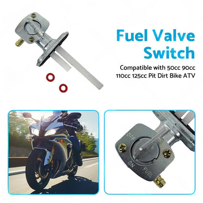 Fuel Tap Switch Tank Petcock Suitable For 50cc 90cc 110cc 125cc Pit Dirt Bike.