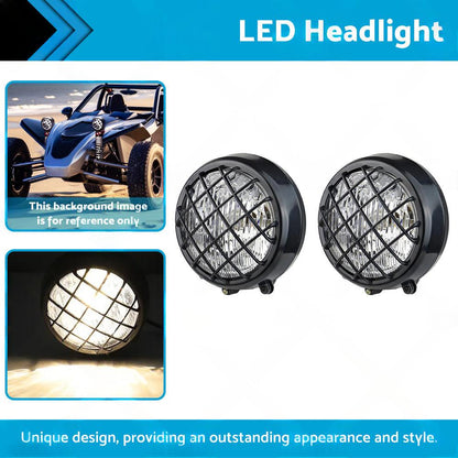 Suitable For Yamaha Banshee 87-06 Warrior 350 Dirt Bike ATV Motorcycle Headlight.