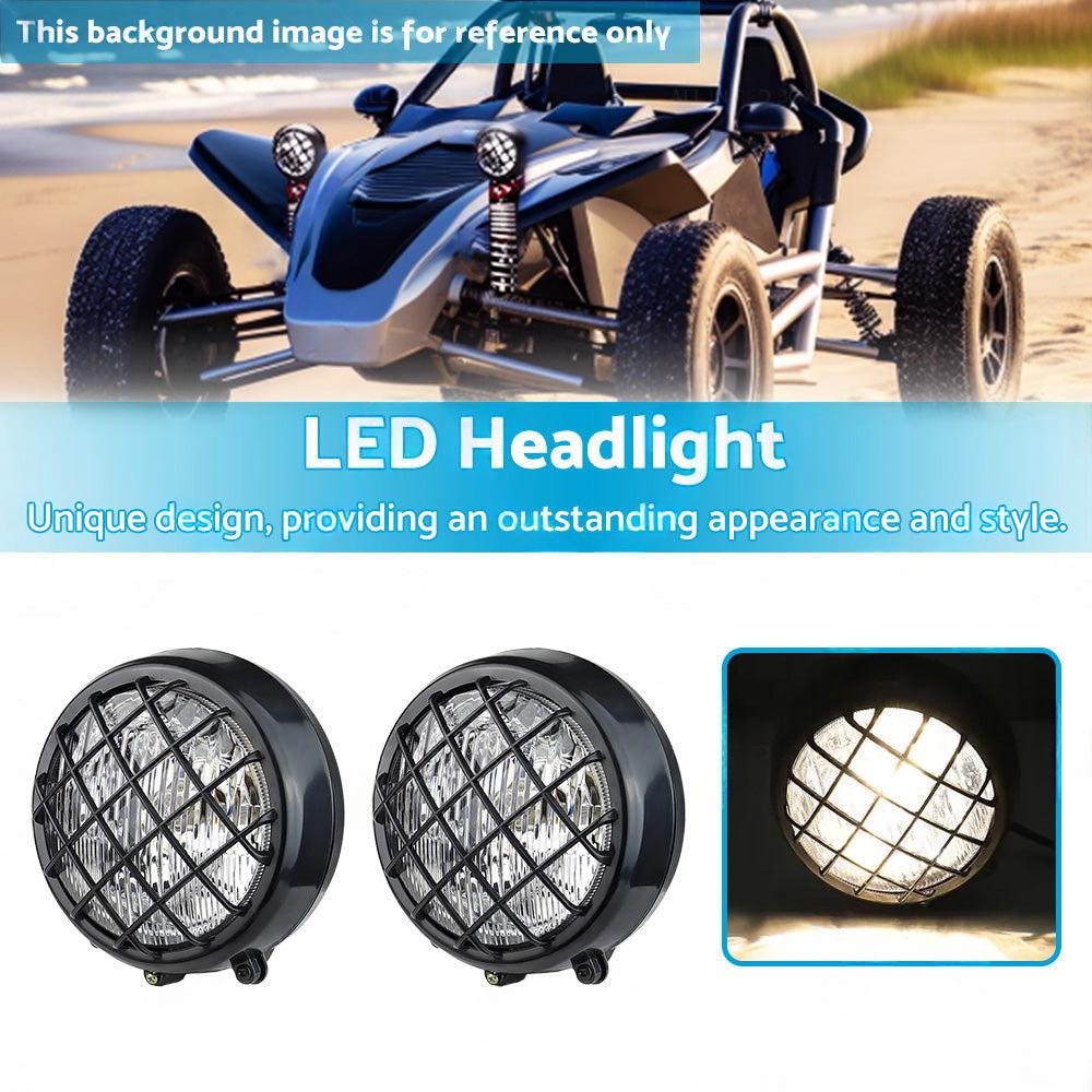 Suitable For Yamaha Banshee 87-06 Warrior 350 Dirt Bike ATV Motorcycle Headlight.