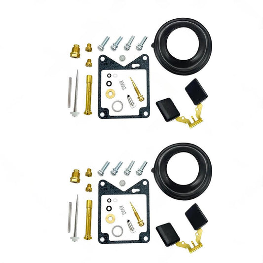 2 Sets Carburetor Rebuild Repair Kit Suitable For Yamaha XV750 Virago 1981-1983.
