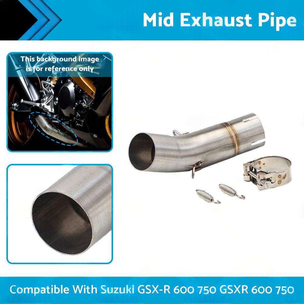 Exhaust Mid Pipe Motorcycle Suitable For Suzuki GSX-R600 GSXR 750 2011-2023.