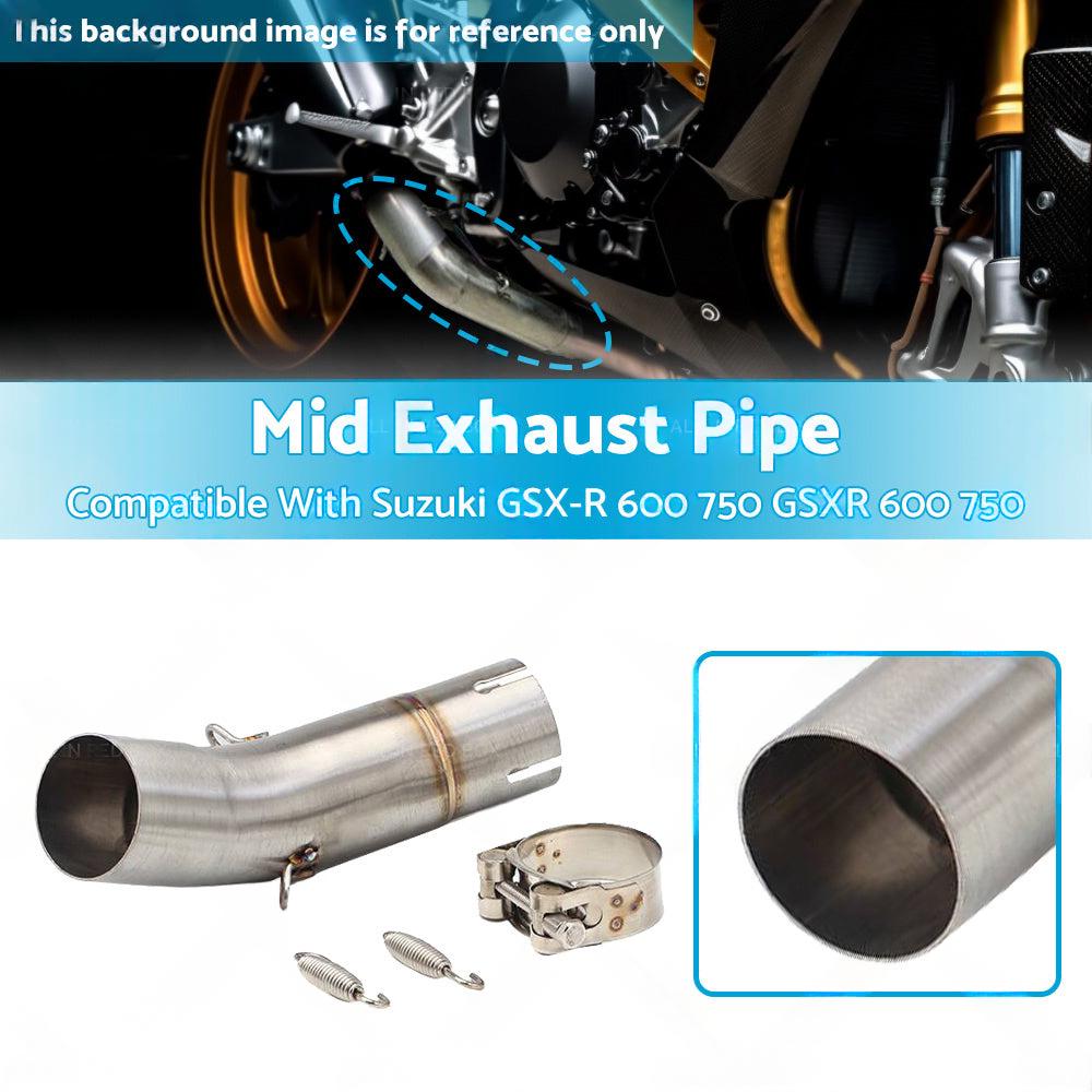 Exhaust Mid Pipe Motorcycle Suitable For Suzuki GSX-R600 GSXR 750 2011-2023.