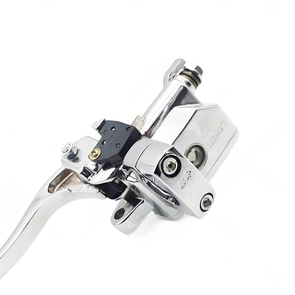 1inch Chrome Motorcycle Handlebar Hydraulic Brake Master Cylinder  and  Clutch Lever.