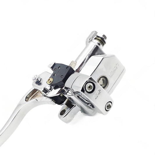 1inch Chrome Motorcycle Handlebar Hydraulic Brake Master Cylinder  and  Clutch Lever.