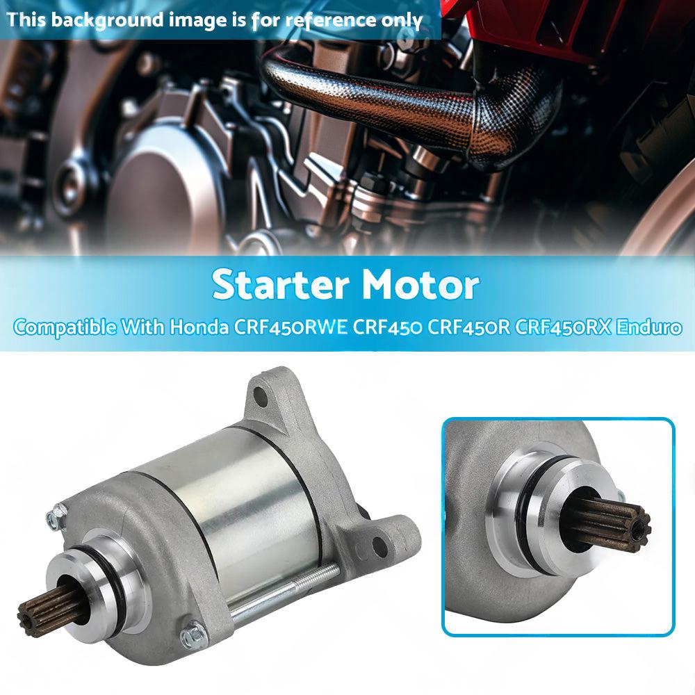 Starter Motor Suitable For Honda CRF450RWE CRF450 CRF450R 450RX Enduro 2019-2022.