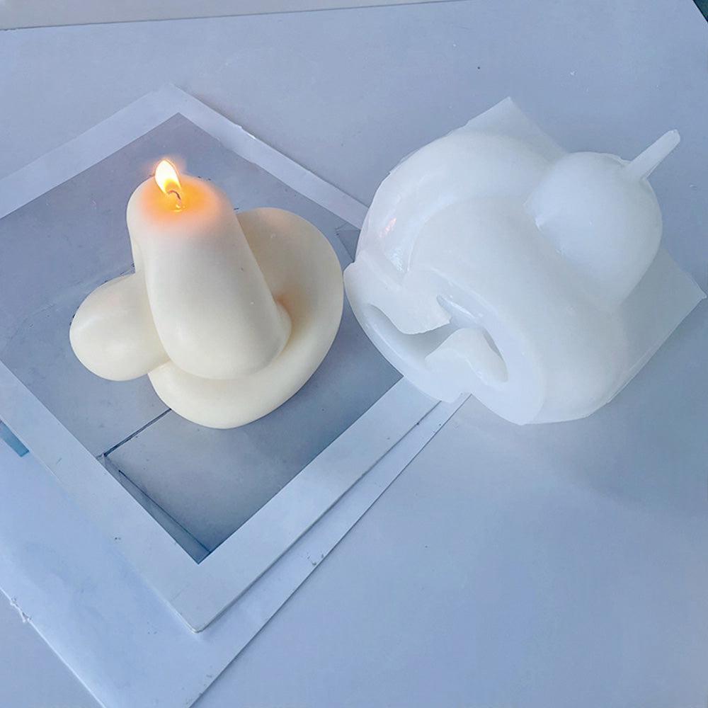 Large Spiral Knot Candle Mold Silicone for Gypsum Aromatherapy Rope Ball Twisted.