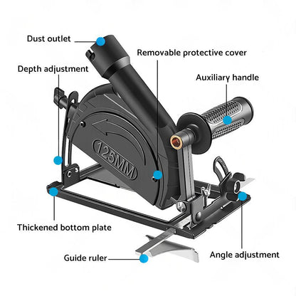Angle Grinder Stand Bracket Suitable For 100-125mm Angle Grinder Iron Cutting.