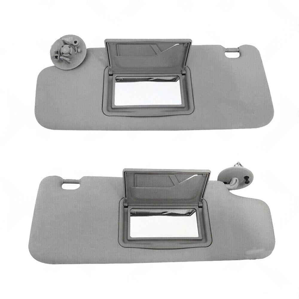 Sun Visor Pair Left & Right Suitable For Holden Barina TM 2011-2018 Grey.