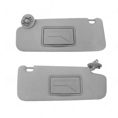 Sun Visor Pair Left & Right Suitable For Holden Barina TM 2011-2018 Grey.