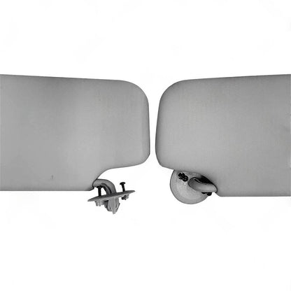 Sun Visor Pair Left & Right Suitable For Holden Barina TM 2011-2018 Grey.