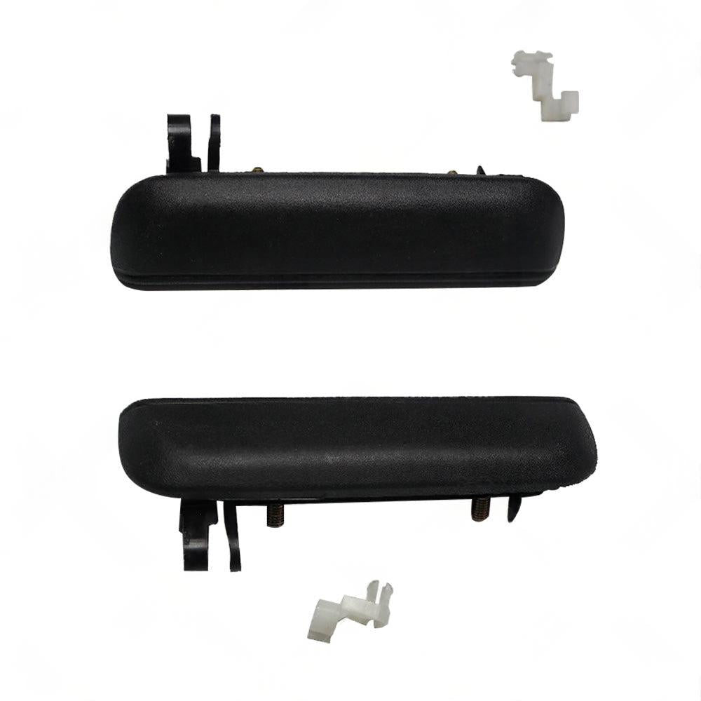 Pair LHRH FRONT Outer Door Handle Suitable For Toyota Starlet EP91 96~99 Black.