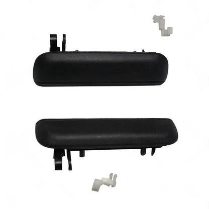 Pair LHRH FRONT Outer Door Handle Suitable For Toyota Starlet EP91 96~99 Black.