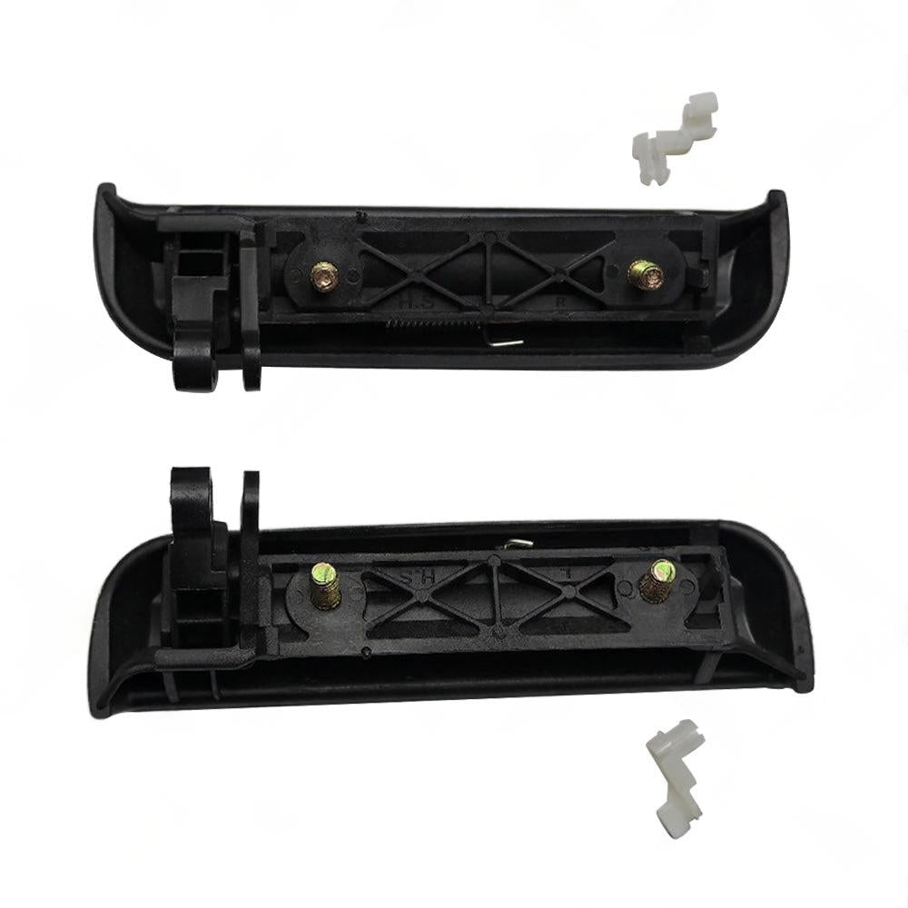 Pair LHRH FRONT Outer Door Handle Suitable For Toyota Starlet EP91 96~99 Black.
