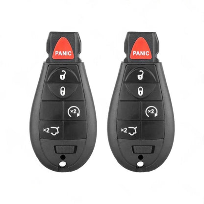 2x Keyless Remote Key Fob Shell Suitable For Jeep Grand Cherokee 2008-2012.