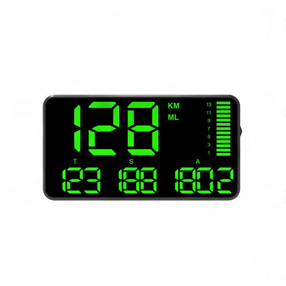 5.5'' Speedometer Odometer Display MPH KMH With Over Speeding Alarm Suitable For Universal Vehicles.
