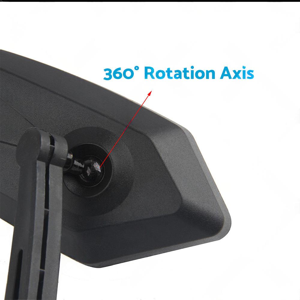 Bicycle Handlebar Rearview Mirrors Rectangle Back Mirror Suitable For Bike & Cycle.