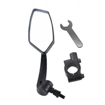 Bicycle Handlebar Rearview Mirrors Rectangle Back Mirror Suitable For Bike & Cycle.