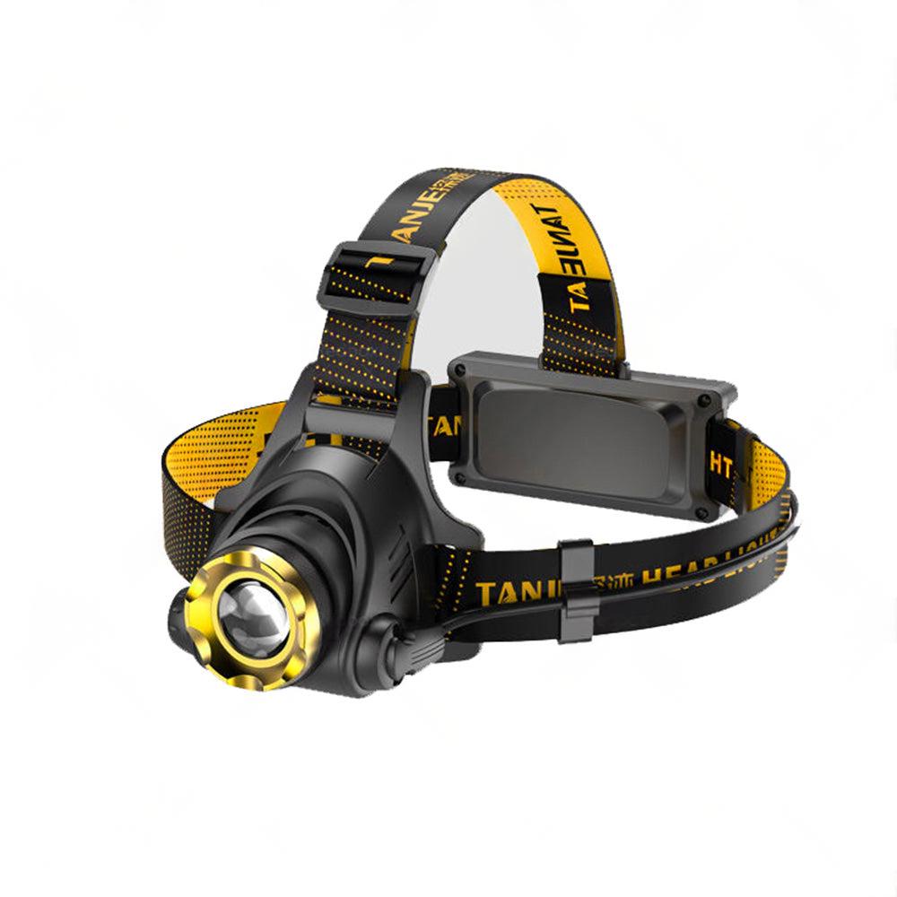 USB-Rechargeable LED Headlamp Flashlight Torch Suitable For Outdoor and Camping, 12,000,000lm.