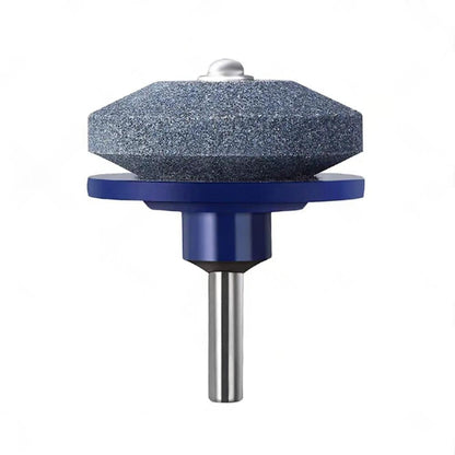 Lawn Mower Blade Sharpener Rotary Stone Grindstone Sharpening Drill Tool.