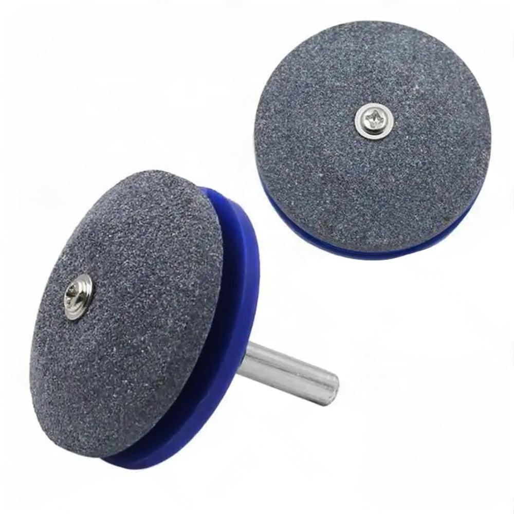Lawn Mower Blade Sharpener Rotary Stone Grindstone Sharpening Drill Tool.