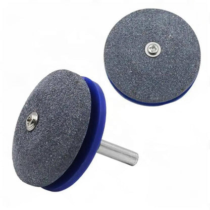 Lawn Mower Blade Sharpener Rotary Stone Grindstone Sharpening Drill Tool.