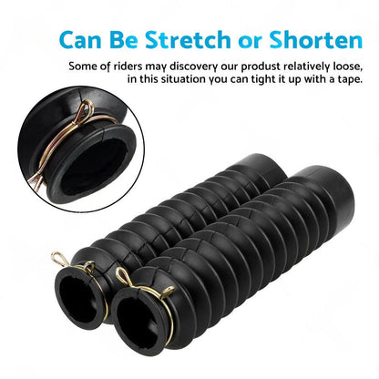 2PCS Postie Bike Fork Boots Boot Gaiter Suitable For Honda CT110 CT110X CG125.