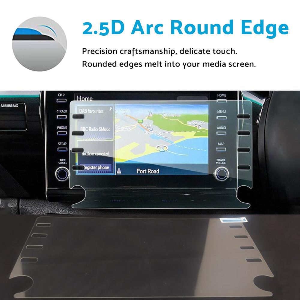 Suitable For Toyota HiLux 2021-2022 Car Touchscreen Protector Tempered Glass 8in.