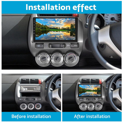 16GB 9inch Android 11 Apple Carplay Stereo GPS Head Unit Suitable For Honda Jazz GD.