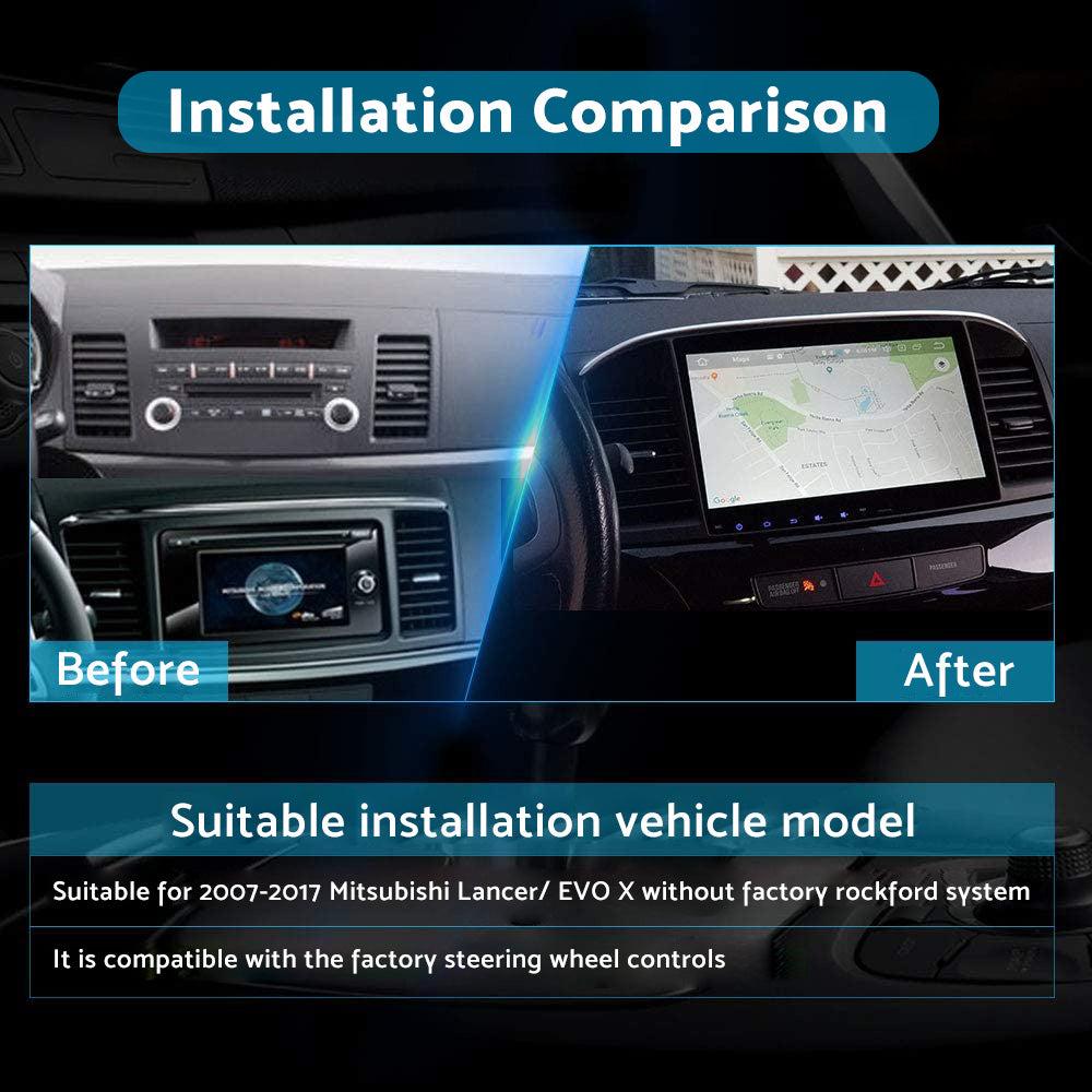 32GB 10.1 Inch CarPlay Radio Head Unit GPS Navi Suitable For Mitsubishi Lancer 10 CJ.