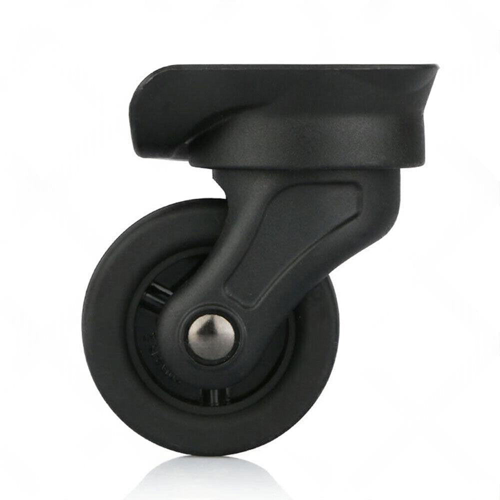 1/2 Pair Replacement Luggage Suitcase Spare Swivel Wheel 360 Angle Spinner W193 Black.