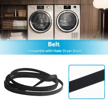 Suitable for Haier DE8060P2 DH9060C1 Dryer Drum Drive Belt 8PH1971 H0180300006B.