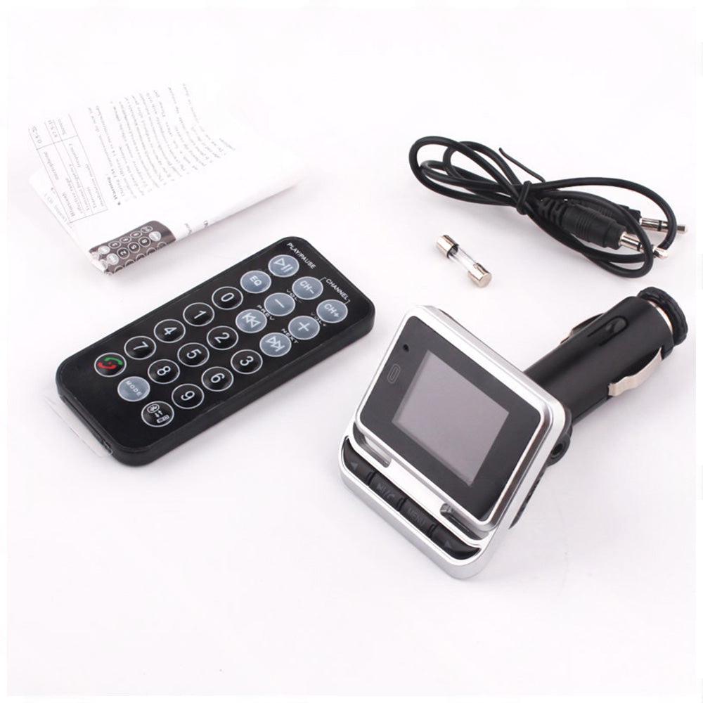 Handsfree Wireless Bluetooth-compatible Car FM Transmitter MP3 Player USB Charge.