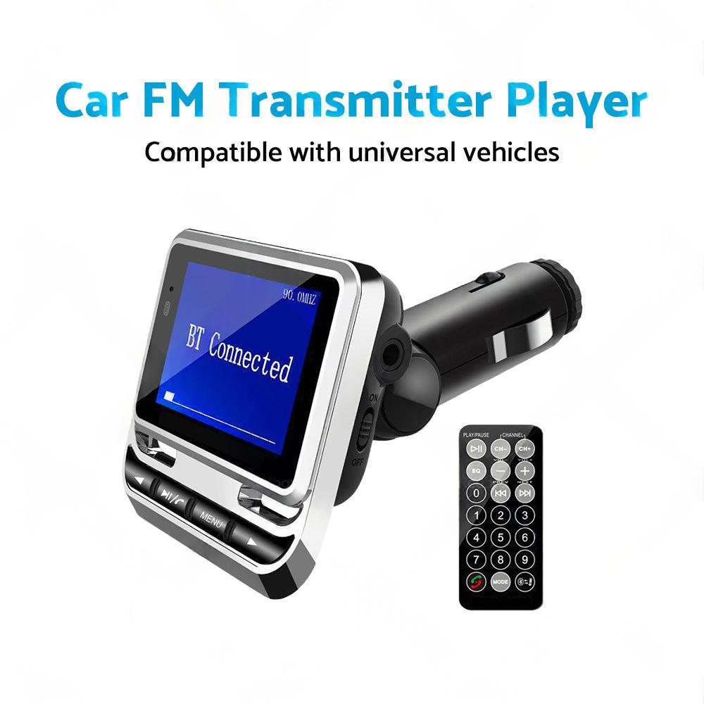 Handsfree Wireless Bluetooth-compatible Car FM Transmitter MP3 Player USB Charge.