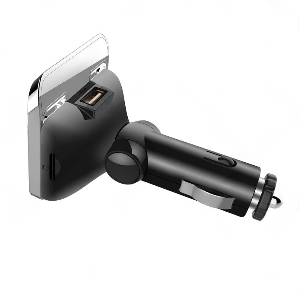 Handsfree Wireless Bluetooth-compatible Car FM Transmitter MP3 Player USB Charge.