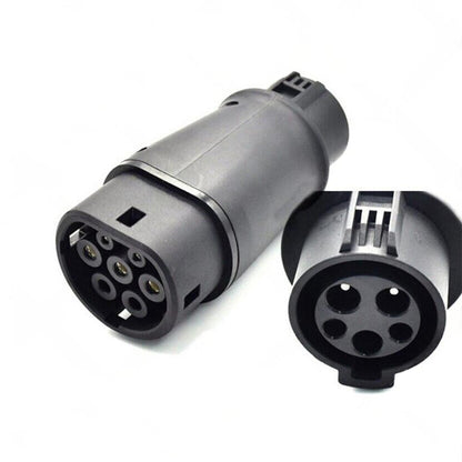 EVSE EV Adaptor 32A J1772 Type 1 to Type 2 Plug EV Adapter, Electric Cars V A3Y2.