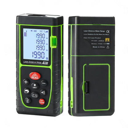 40m Handheld Digital Laser Distance Meter Finder Measure Tape Range Finder Tools.